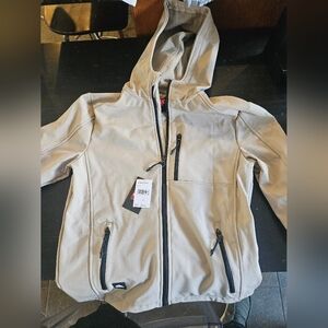 Quicksilver Tan Jacket with Hood